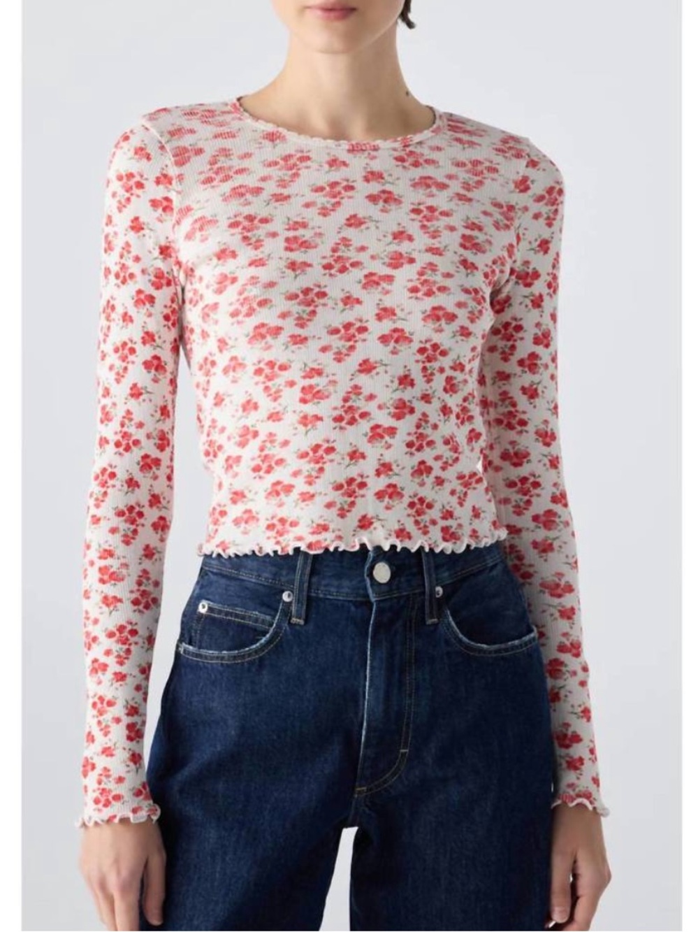 AMO women's tori tee in ditsy floral XS